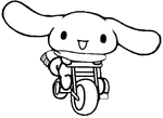 cinnamoroll biking